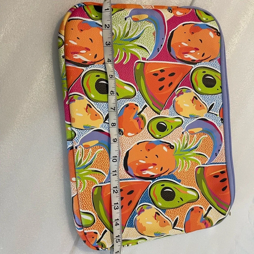 Colorful Tablet or Laptop Sleeve with Fruit Design